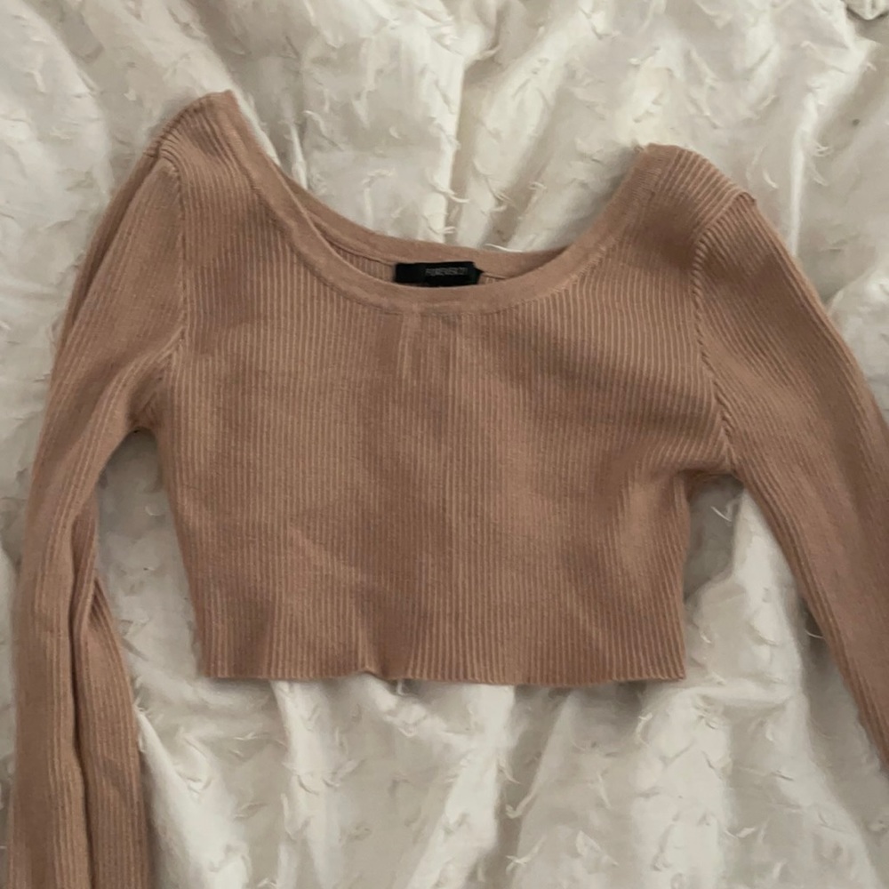Forever 21 cropped long sleeve